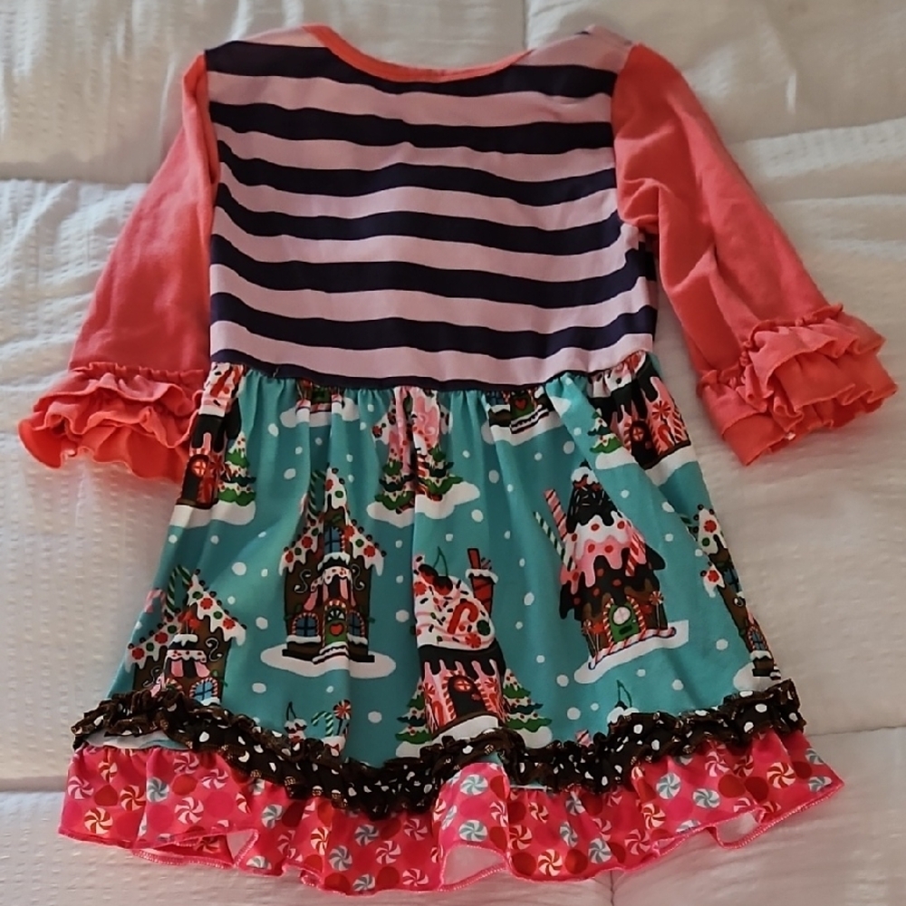 Colorful Ruffled Kids Outfit - Picture 5 of 8